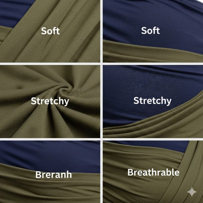 Baby Wrap Carrier – Hands-Free & Breathable