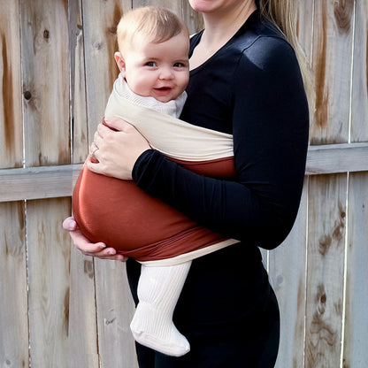 Baby Wrap Carrier – Hands-Free & Breathable
