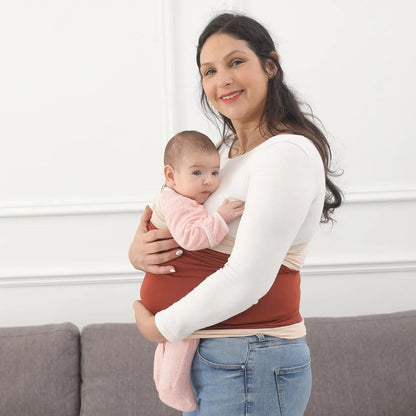 Baby Wrap Carrier – Hands-Free & Breathable