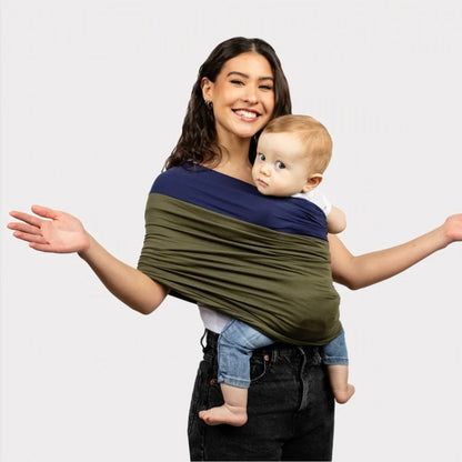 Baby Wrap Carrier – Hands-Free & Breathable
